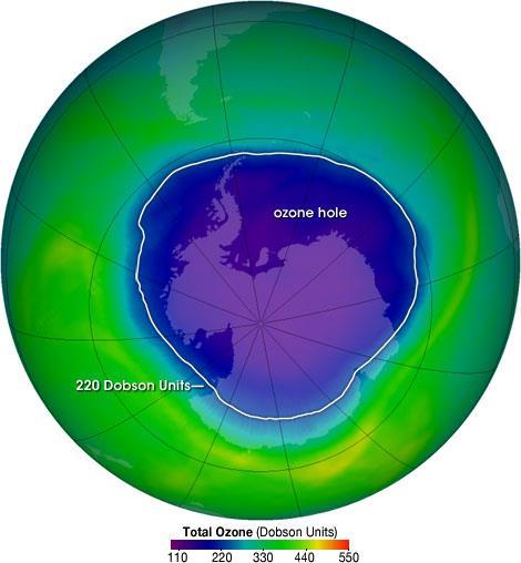 Stratospheric Ozone Earth s sunscreen Shields from UVB rays Thinning at poles