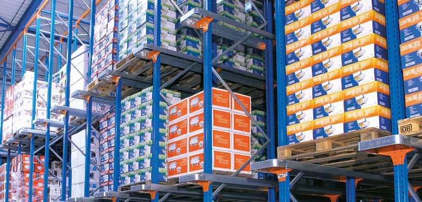 » Secure storage for heavy loads Heavy and large-sized pallet goods are particularly challenging for rack systems which SCHULTE Lagertechnik meets with its convincing technical solutions.