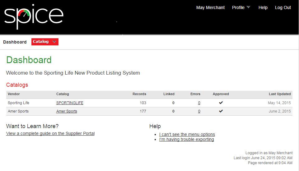 Tools available to Suppliers NPLS: separate web-portal tool (New Product