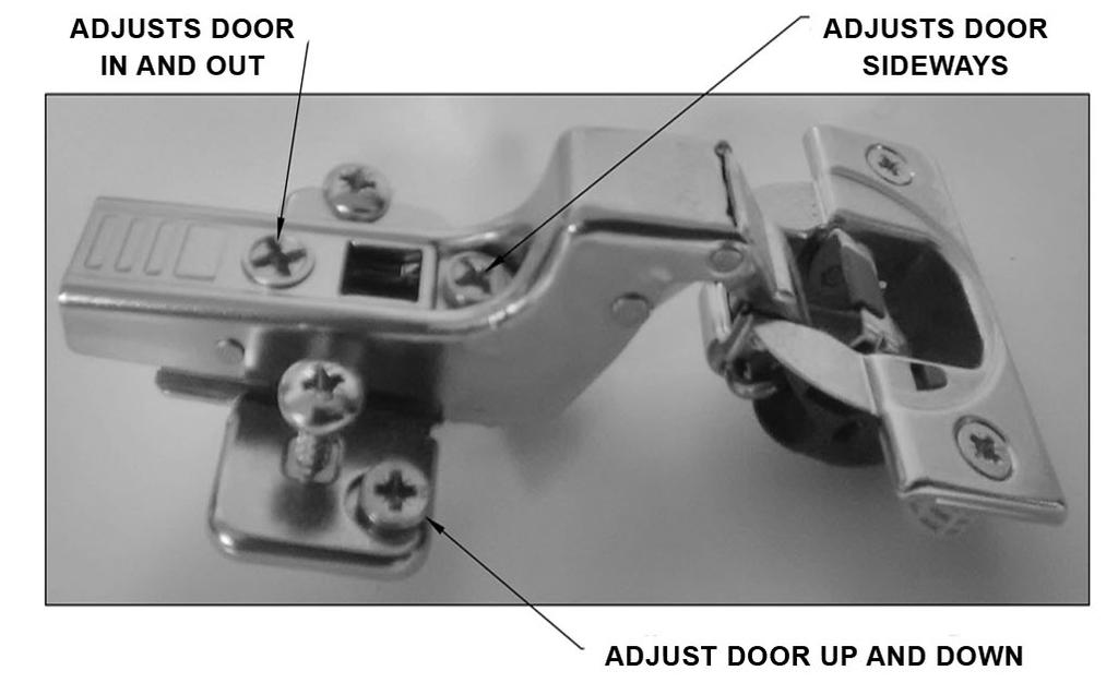 adjustments to doors or