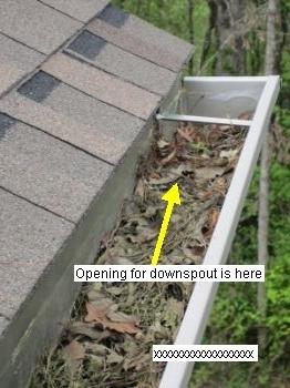 Clean gutters: Areas are plugged