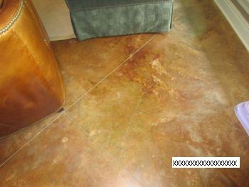 There is common and predictable cracking in the concrete.