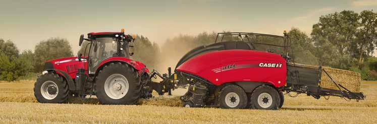MAXIMUM PRODUCTIVITY From day one with ISOBUS III controls Using the Case IH AFS Pro 700 ISOBUS-compatible terminal, control of LB series big balers is a fingertip operation.