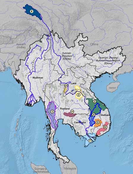 WWF-Greater Mekong: PRIORITY LANDSCAPES Priority landscapes 1 Dawna Tenasserim Landscape: Thailand / Myanmar 2 Nong Khai, Nakhon Phanom, Bolikhamsay, Khammeun: Thailand / Laos 3 Southern Laos /