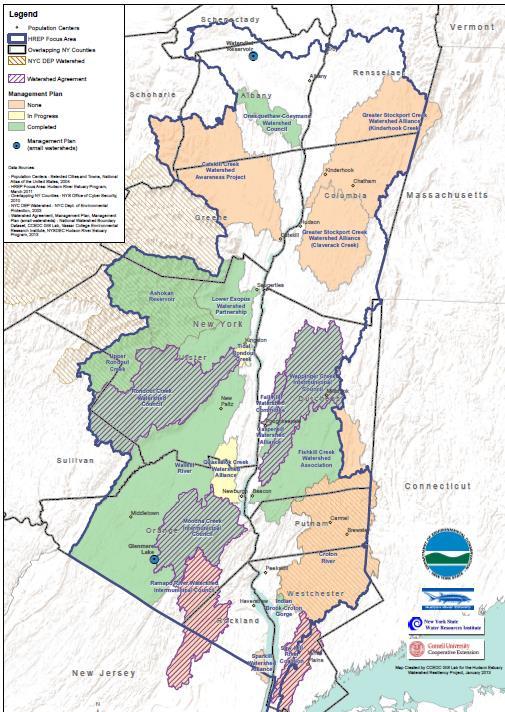 Watershed Assessments and Plans 7 Map courtesy