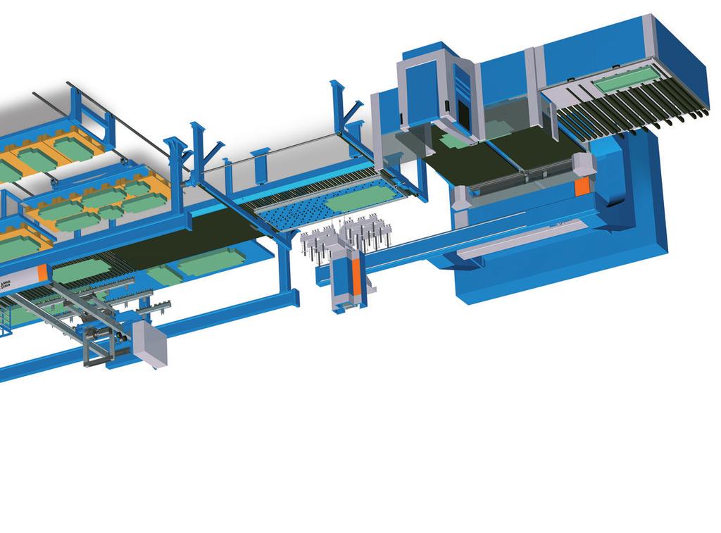 Basing on decades of experience in modular Flexible Manufacturing Systems Prima Power created the compact PSBB line, which processes blank sheets into ready-bent, high-quality components