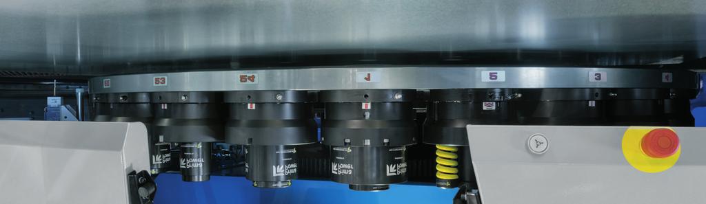 tool sizes can be chosen by the customer which adds flexibility required in modern production.