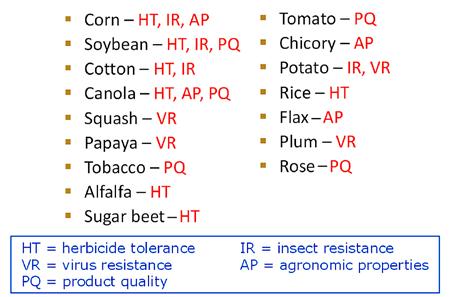 that have been developed from the early Bt corn genotypes ( IR in Figure 6), with no obligation to apply for deregulation.