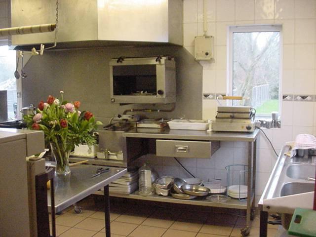 Main Catering Kitchen Ceilings: Painted Patchy paint/nicotine staining (painted without preparation) Tiles Ingrained dirt Deep clean Floors: Tiles Section of