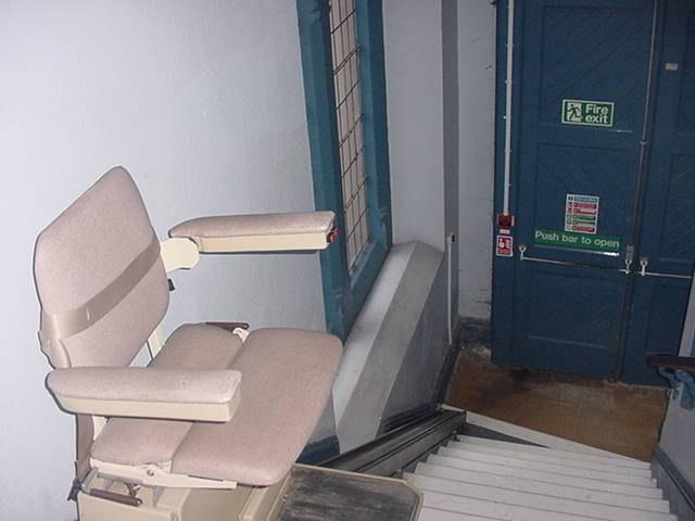 Front left hand Staircase with chair lift DESCRIPTION CONDITION ACTION