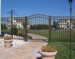 Add a distinguished look as well as security to your property with our custom made metal fencing All our ornamental