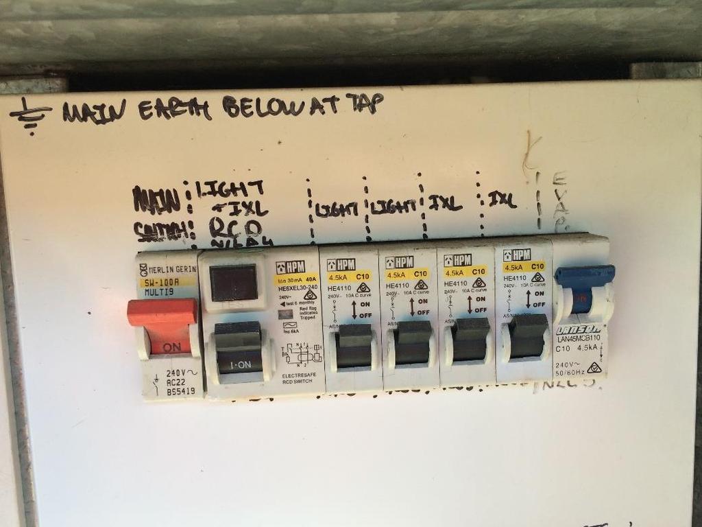 Item 34 Switchboard RCD RCD were observed in working order.