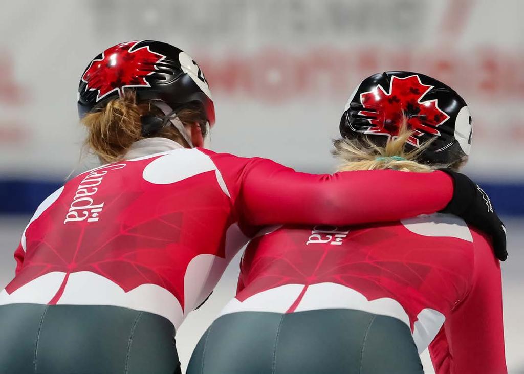 OUR MISSION OUR VALUES To challenge and inspire Canada to thrive through the power of speed skating.