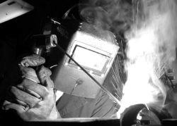 Welding Processes SMAW Shielded Metal Arc Welding (Stick welding): An arc is generated between the