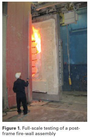 THIRD OPTIONS FOR FIRE RESISTANCE Tested assembly: ASTM E119/UL 263 test May be listed in fire resistance directories