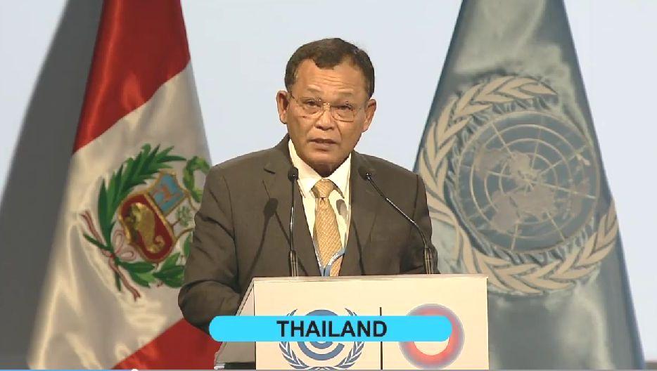 COP20 Lima, 9 December 2014 Minister of MONRE pledged Thailand s NAMA in Lima COP20