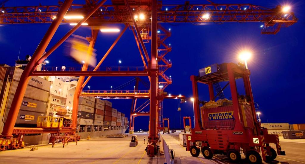 Kalmar has a leading position in port automation First fully automated straddle carrier terminal Strategic acquisitions Technology Centre