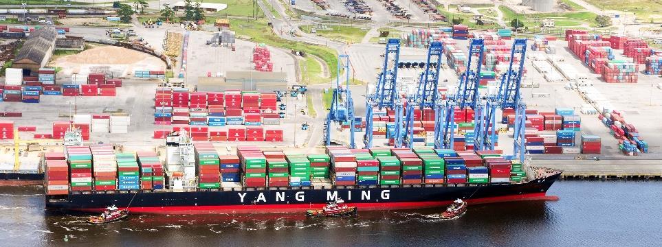 Port of Wilmington - Big Ship Ready Yang Ming Unity August