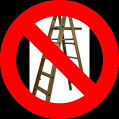 Site Rules- Work At Height Steps are only
