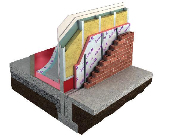 Data Sheet Insulation for Steel and Timber Frame Safe-R Framing Board is designed for use with steel or timber frame applications up to 18m in height.