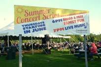 Lincolnwood Thursday Night Summer Concert Series Sponsorship of 1 concert Event Date and Time: June 7 July 19 6-8:30pm Location: Proesel Park Your business or organization can be part of something