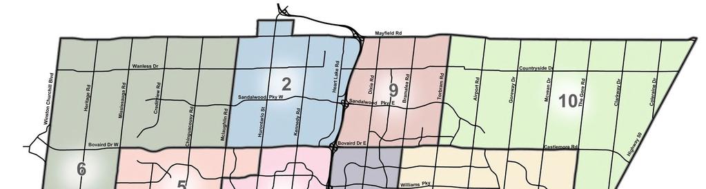 Map of Brampton s Wards Candidate Information (E1801) Filing your Nomination Paper Nominations in the prescribed form (available from the City Clerk s Office in April 2018) must be filed at the City