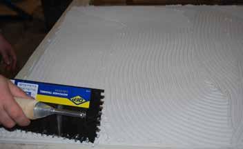Installation of Panels - Choosing An Adhesive Silicon Silicone should only be used for walls that are plumb and straight to within 1/8 over 10.