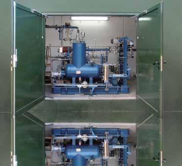 element bearings Scope of supply Compressor package Starting strainer Oil system composed of: Oil reservoir Oil filter Oil cooler Oil pressure