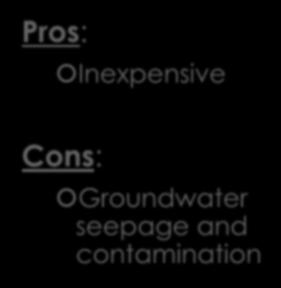 movement through waste Resist damage caused by waste settling in ground Prevent standing water so