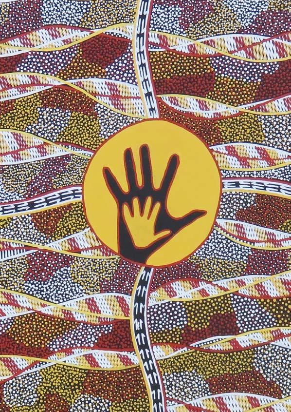 About the artist Peter Weatherill was born in Sydney in 1974 and is a traditional custodian of the Murri Warri people, the Rain Makers, in north western NSW.