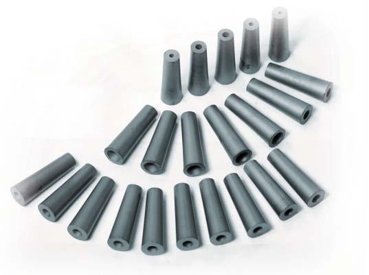 Products Wear Parts Carbide nozzle Grade Cobalt Content % Density g/cm³ Hardness HRA TRS N/mm² Grades