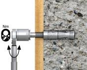 hollow floor block (eg. Teriva) Installation guide 1. Drill a hole of required diameter and depth.