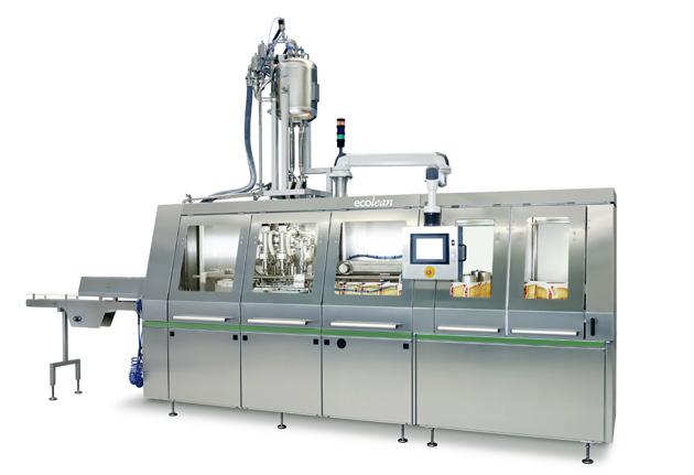 . FULL RANGE OF MACHINES EL1 for chilled distribution Automatic with double filling stations for filling liquid food products into Ecolean Air