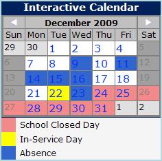 Manage my Schedule Interactive Calendar To view your assignment schedule, you can click on the View my Schedule tab on the action menu on the home page or you can choose a specific date on the