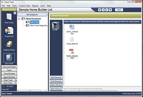 DOCUMENT VAULT Manage and organize your client s information.