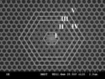 [ Photonic crystal nanolaser ] (a) (b) (c) Voltage [V] Laser output [a.u.] 1.0 0.8 0.6 1450 1470 1490 1510 1530 1550 Wavelength [nm] 0.4 0.2 0.0 0 100 200 300 400 500 600 700 800 900 Current [ma] 2.