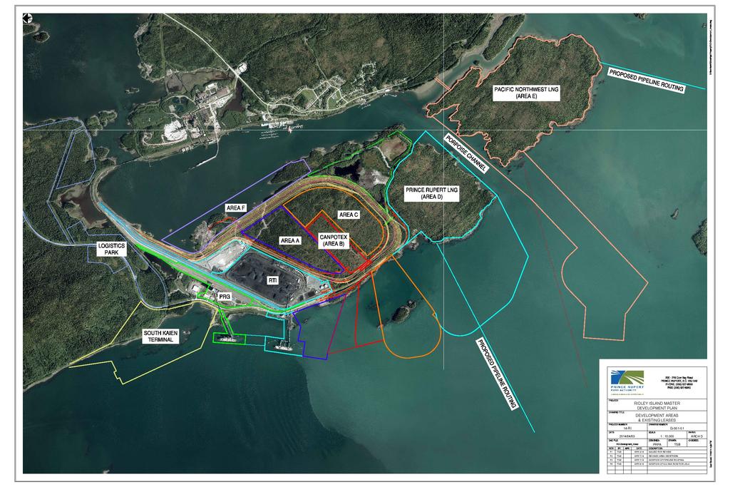 A move to Ridley Island requires that a number of barriers be overcome, notably the contractual obligations that the Port has to other proponents whose interests on Ridley Island pre- date PNW.