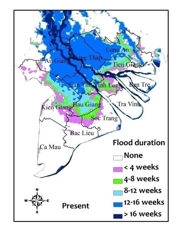 Change in future flood risk in Mekong River delta