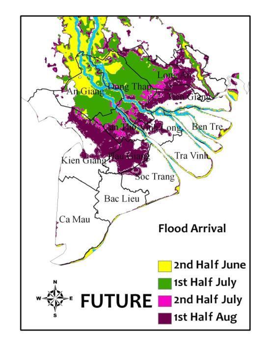 Change in future flood risk in Mekong River delta Serious
