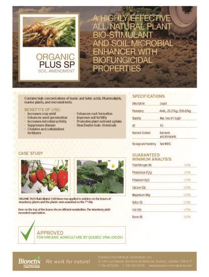 Fertilizing soil Enhancing seed germination Promoting plant health Chelating and colloidalizing fertilizers (promotes better nutrient uptake) Enhancing root formation Enhancing bacterial activity