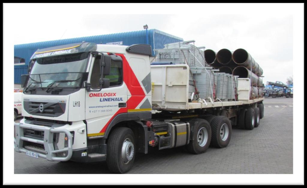 OneLogix Linehaul Transportation of general freight into southern Africa as well as intra