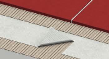 Isolation and impact sound insulating mat For dry areas indoors When laying tile coverings on a critical substrate, the isolation mat is used to create ceramic tile, slab or natural stone coverings