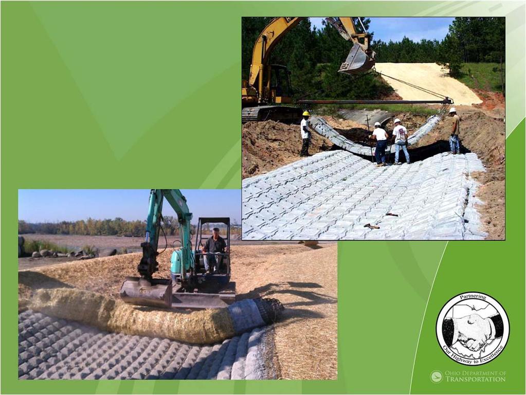 Removed: Water Quantity Swale Aggregate, Tied Concrete Block Mat for Water Quantity Swale and Interlock Concrete Blocks.