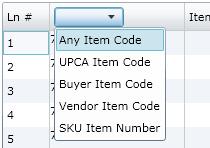 second column. To view the full details of a line item, highlight and then double click on the item.