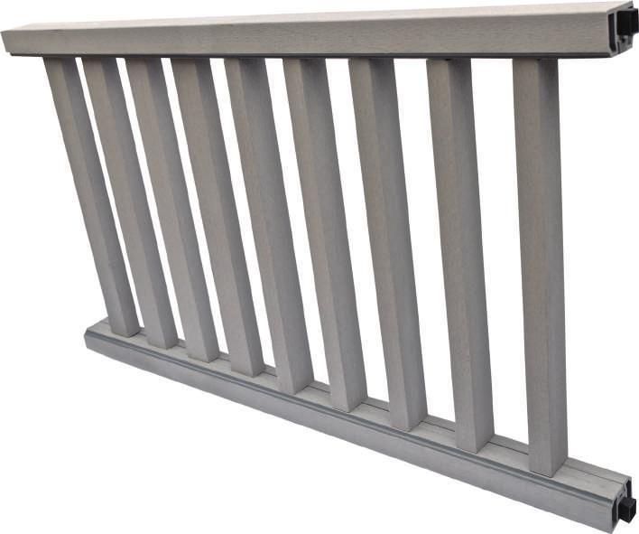 BALUSTRADE RANGE BALUSTRADE KITS Colours available With 4 colour options you can create decking designs to give your garden, holiday home or patio a truly stylish look.