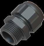 Hazardous Location Cable Glands for Non-Armored Cable, Non-Me tall ic (EX e/tb) APPLICATION Hazloc cable glands provide strain relief, sealing and secure entry of cables into enclosures or electrical