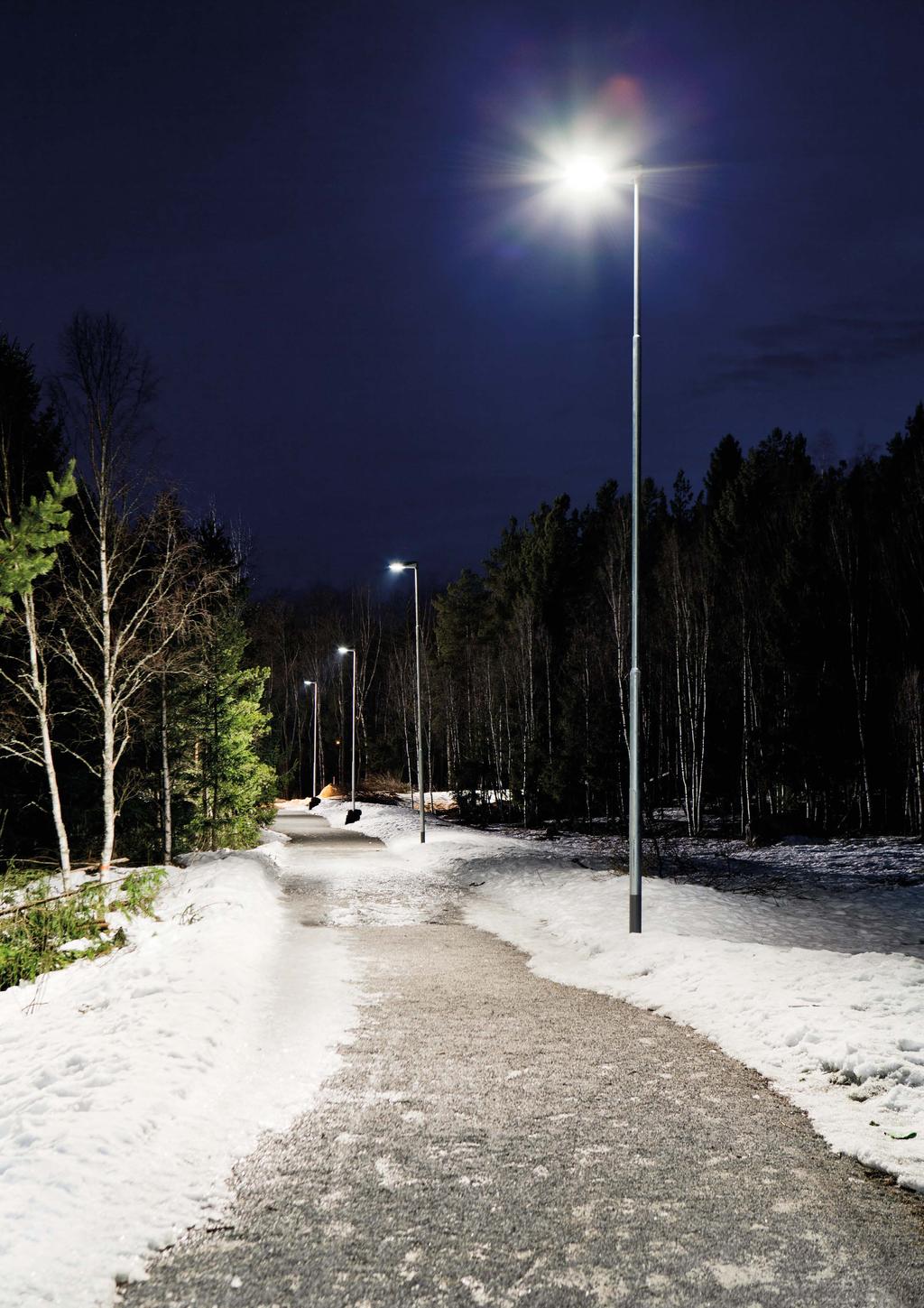 Application of CLEVEO luminaires roads and