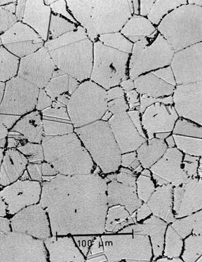 The microstructure from the two specimens is similar, but the delta phase precipitation appears to be greater on the grain boundaries of the notch ductile specimen than the notch brittle