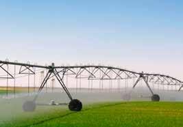systems to optimise irrigation efficiency. The right solution for given water sources and certain crop demands is the key to a reliable irrigation system.