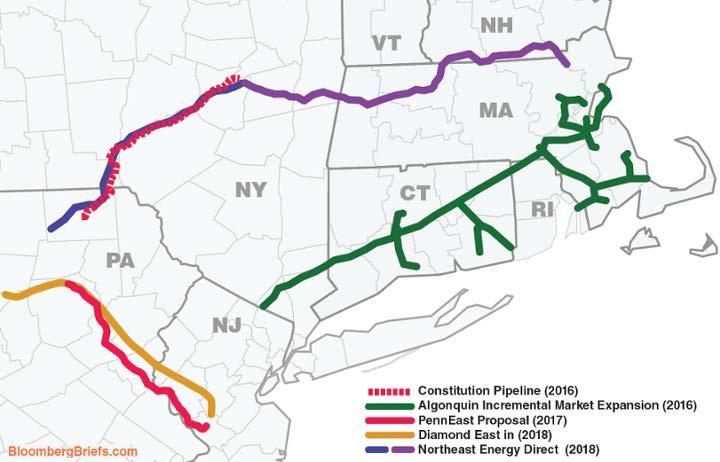 Pipeline projects in the works to bring natural gas